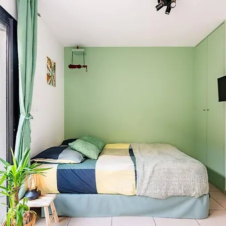 Studio Avec Terrasse Gratte-Ciel, 5 Min Metro Villeurbanne Exterior foto